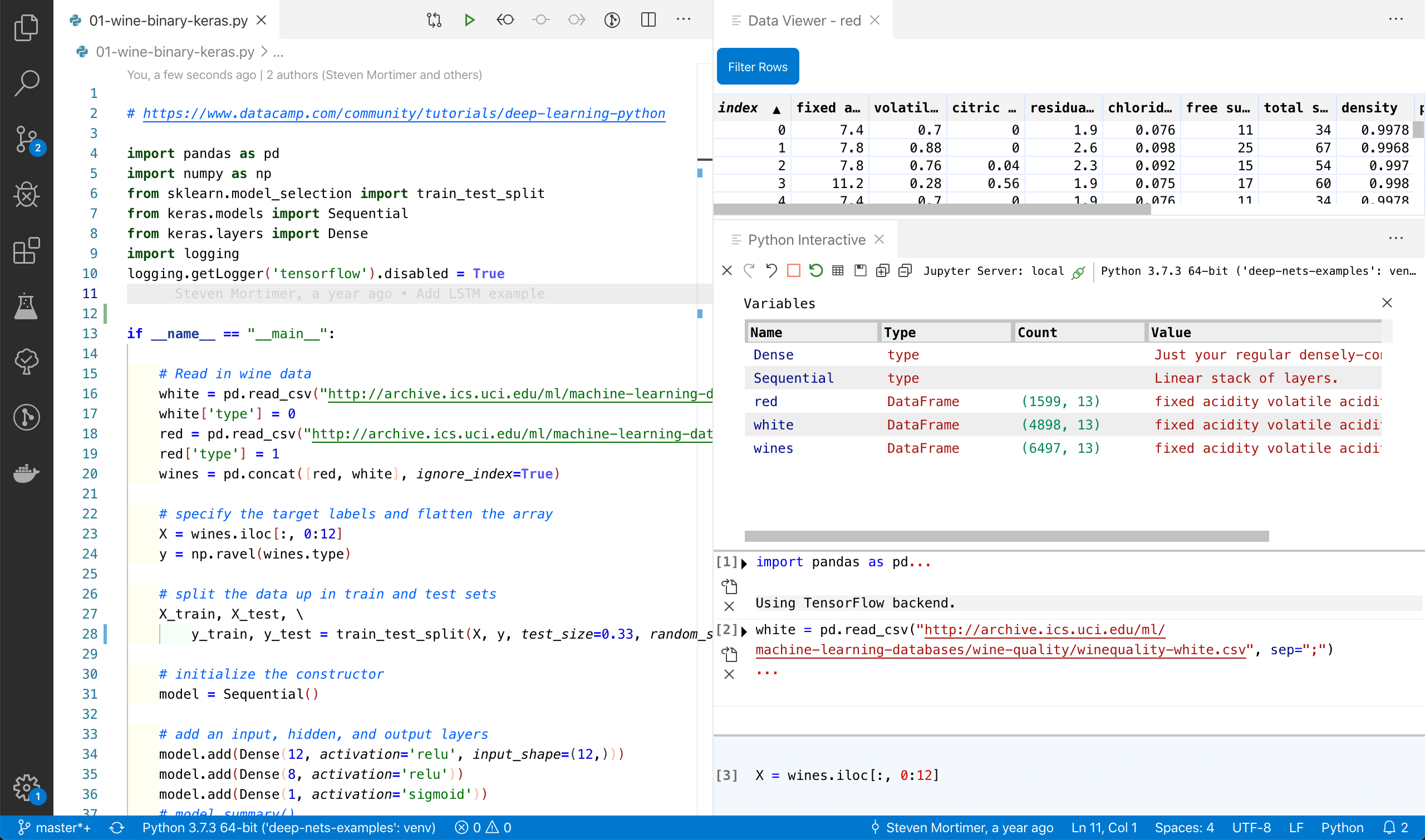 jupyter notebook visual studio code